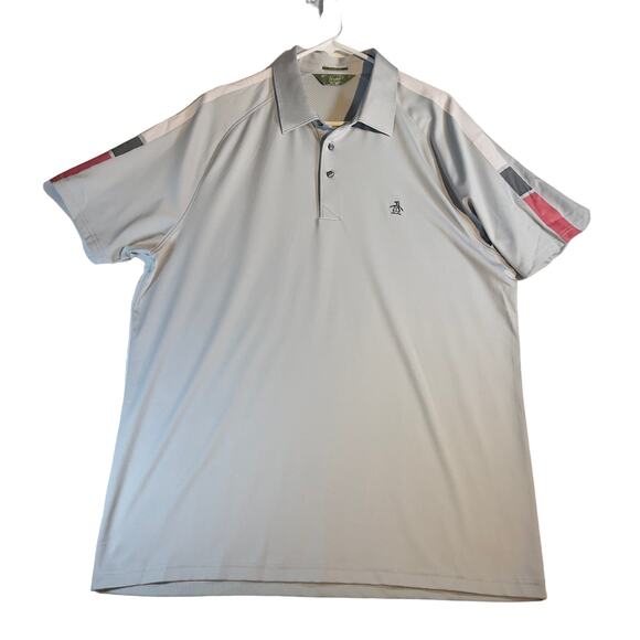 Original Penguin Munsingwear Polo Shirt Men XL Classic Fit Golf Resort Wear Mesh - Picture 1 of 12